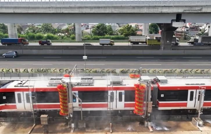 KAI Turunkan Penggunaan Air 22,16 Persen, Teknologi LRT Jabodebek Perkuat Daur Ulang Air