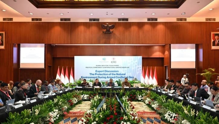 Indonesia Dorong Kepatuhan Hukum Laut dan Perlindungan Infrastruktur Sipil dalam Konflik Bersenjata