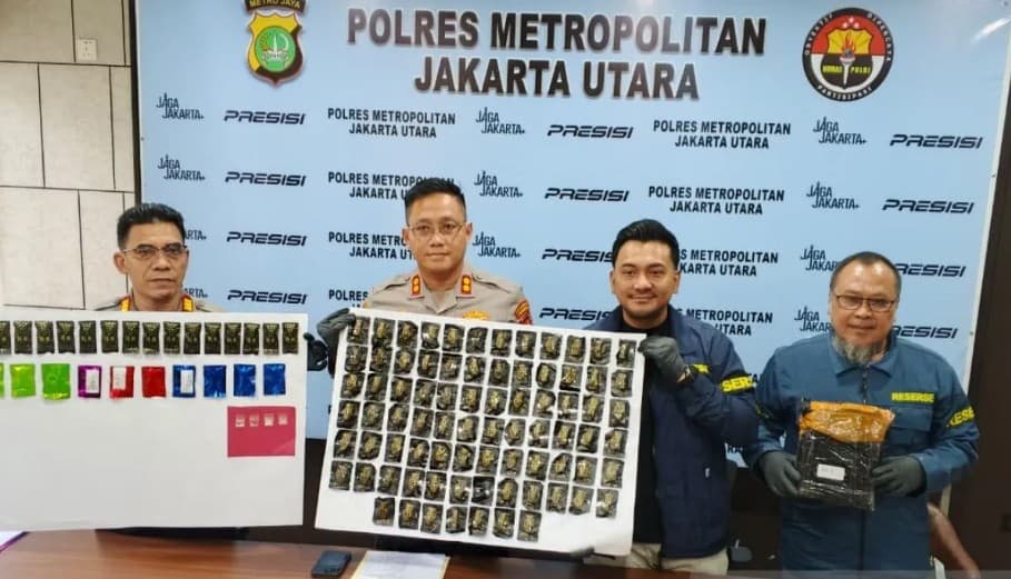 Polisi Masih Memburu Tiga DPO Pemilik Etomidate dan Sabu dalam Kasus Narkotika di Penjaringan