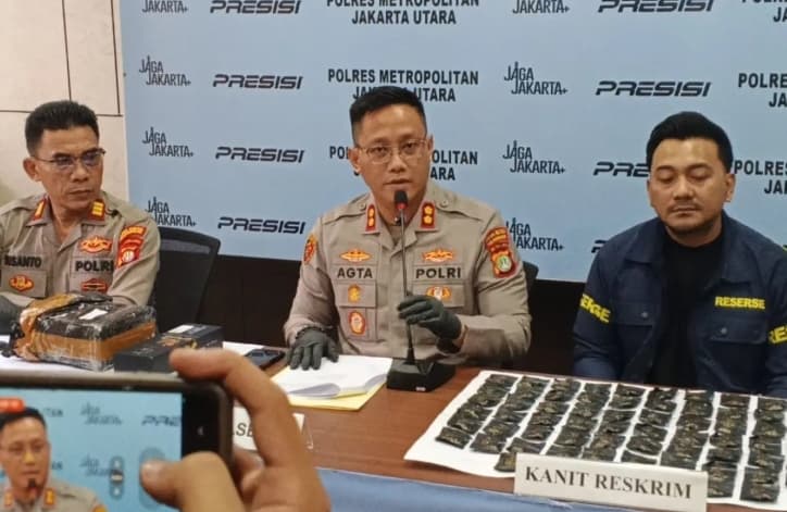 Polisi Membekuk Komplotan Pencuri dan Penadah Motor Curian di Jakarta Utara