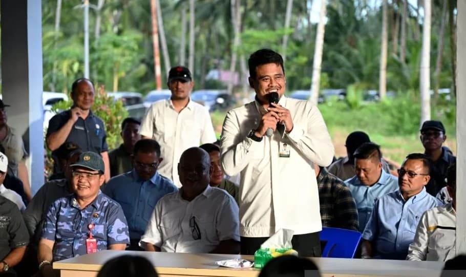 Bobby Nasution Siapkan Rp2 Miliar untuk Bangun Rumah Produksi Kelapa di Nias Utara