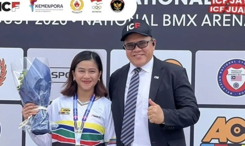 Indonesia Merebut Dua Medali Asian BMX Racing Championships 2026, Jasmine Azzahra Raih Emas