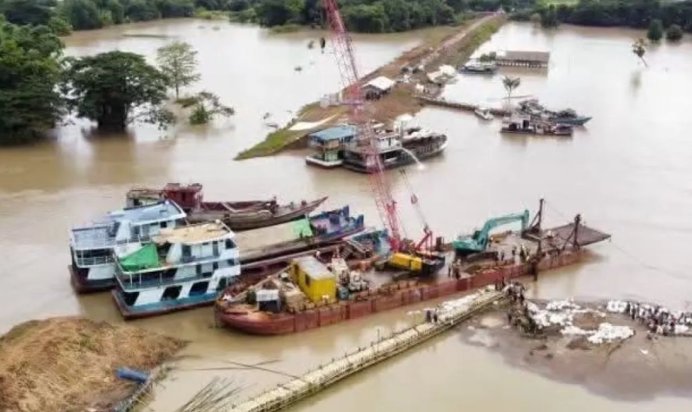 Tanggul Sungai Ngawun Jebol, Banjir di Myanmar Berdampak pada Lebih dari 40.000 Warga