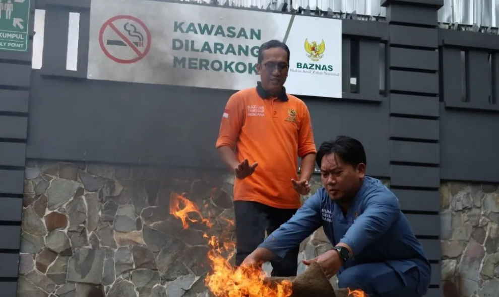 Baznas Memperkuat Kesiapsiagaan Tim Rumah Sehat Menghadapi Risiko Kebakaran