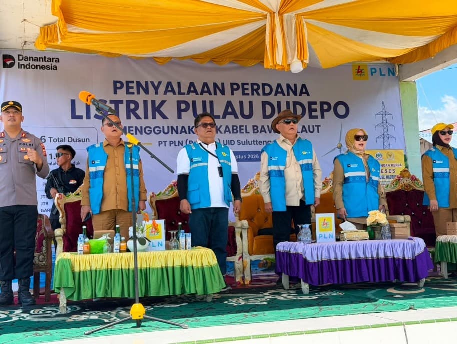 Listrik Menyala di Pulau Dudepo, Rusli Habibie Yakini Energi Jadi Penggerak Kesejahteraan Masyarakat