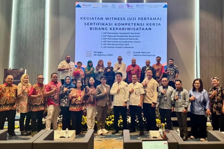 BNSP Menguji Enam LSP untuk Memperkuat Kompetensi 80 SDM Pariwisata