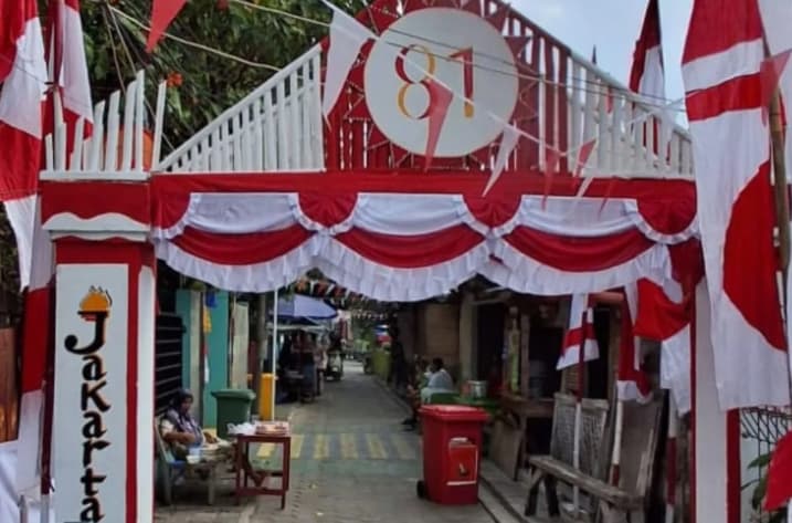 Pulau Panggang dan Pramuka Bersolek dengan Ornamen Merah Putih Sambut HUT ke-81 RI