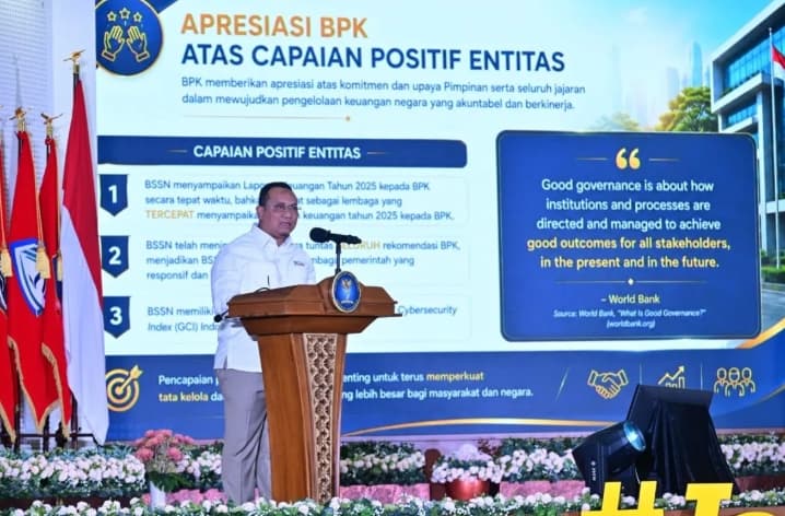 BPK Menilai BSSN Menjadi Contoh Lembaga Pemerintah yang Responsif dan Bertanggung Jawab