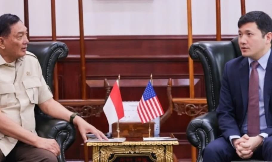 Sjafrie Sjamsoeddin Perkuat Kerja Sama Pertahanan Indonesia-AS lewat Pertemuan dengan Kevin Kim