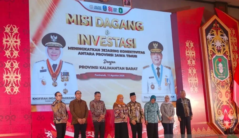 Misi Dagang Jawa Timur-Kalimantan Barat Bukukan Komitmen Transaksi Rp2,3 Triliun