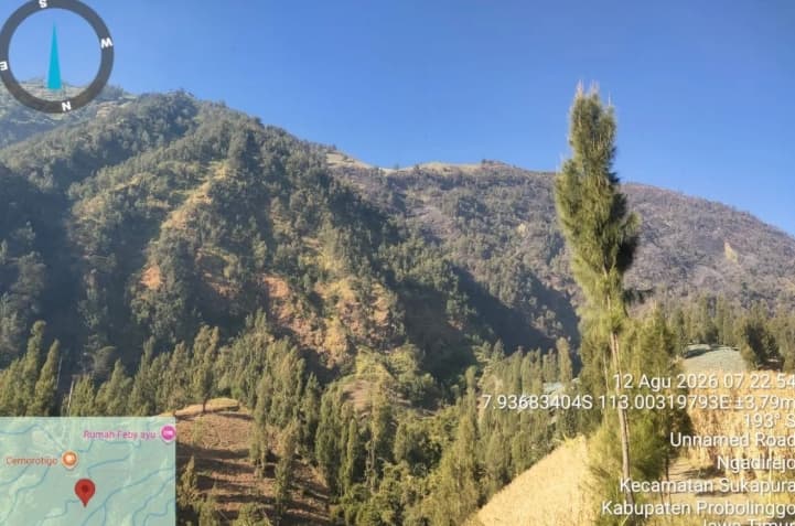 Titik Api Karhutla Gunung Bromo di Probolinggo Padam, Petugas Fokus Tangani Kebakaran di Pasuruan