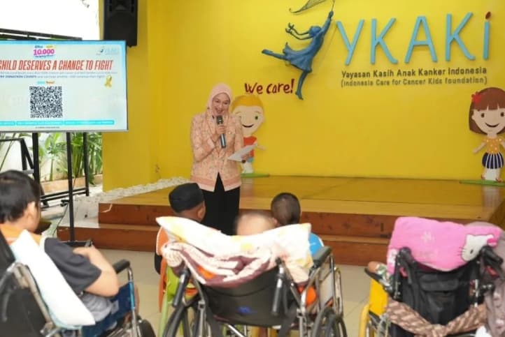 DWP Kemenko PM Menguatkan Semangat Anak Pejuang Kanker di YKAKI Jakarta