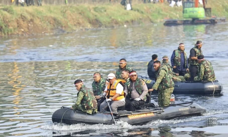 3.550 Personel Gabungan Bersihkan Sungai di 11 Titik, Dukung Gerakan Indonesia ASRI