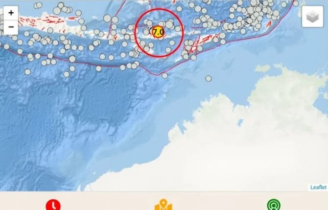 Gempa Magnitudo 7 Guncang NTT dan Terasa hingga Lombok, Warga Berhamburan ke Jalan
