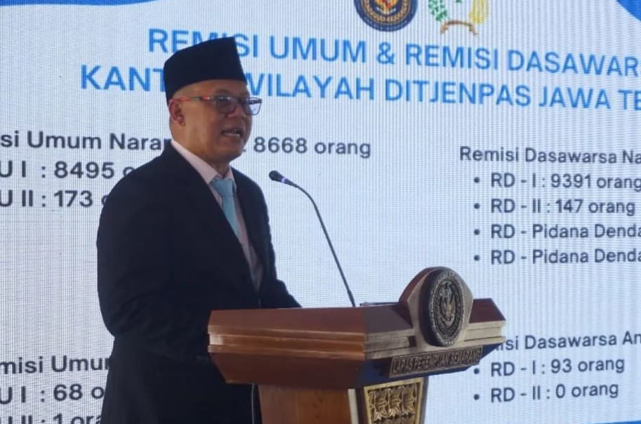 254 Narapidana di Jawa Tengah Langsung Bebas Setelah Mendapat Remisi HUT Ke-81 RI