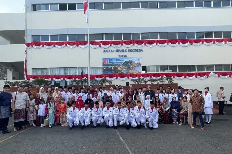 KBRI Tokyo Peringati HUT ke-81 RI, Dubes Nurmala Ajak WNI Perkuat Persahabatan Indonesia-Jepang