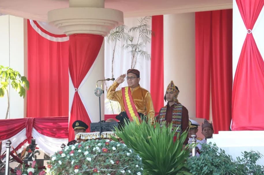 HUT Ke-81 RI di NTT Digelar Sederhana, Melki Laka Lena Fokuskan Sumber Daya untuk Tangani Gempa Flores