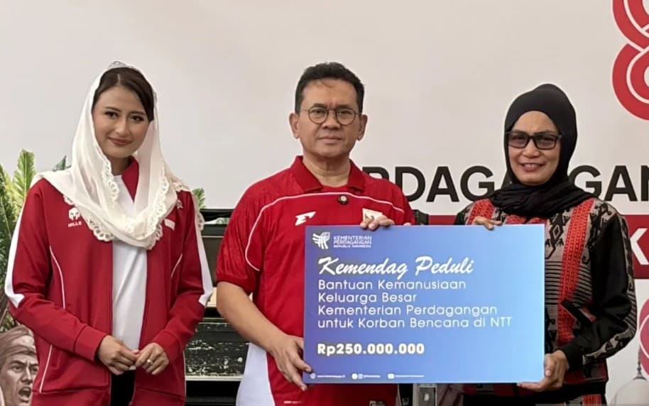 Kemendag Salurkan Rp250 Juta untuk Korban Gempa NTT, Empat Pasar Terdampak Kerusakan