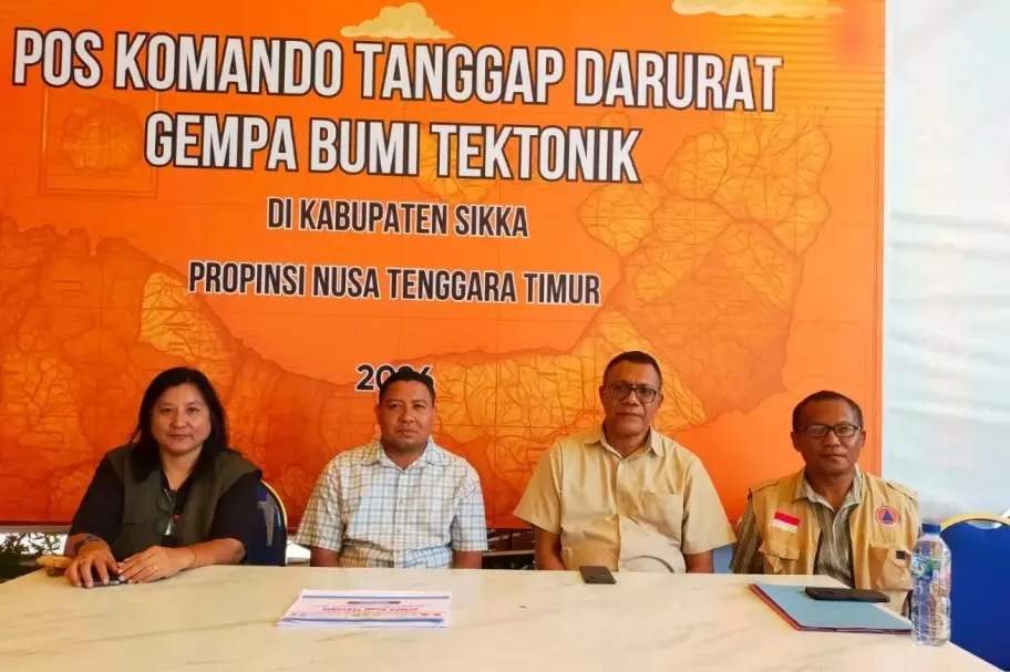 Pemkab Sikka Pastikan Bantuan Gempa Terus Disalurkan, Logistik Tak Menumpuk di Posko
