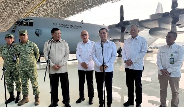GMF Rampungkan Modernisasi C-130H A-1319, Usia Operasional Hercules Bertambah hingga 20 Tahun