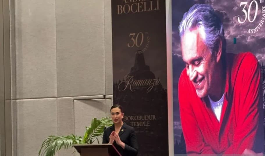 Konser Andrea Bocelli di Borobudur dan Jakarta Dinilai Bakal Dongkrak Promosi Pariwisata Indonesia