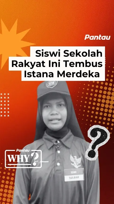 SISWA SEKOLAH RAKYAT INI TEMBUS ISTANA MERDEKA