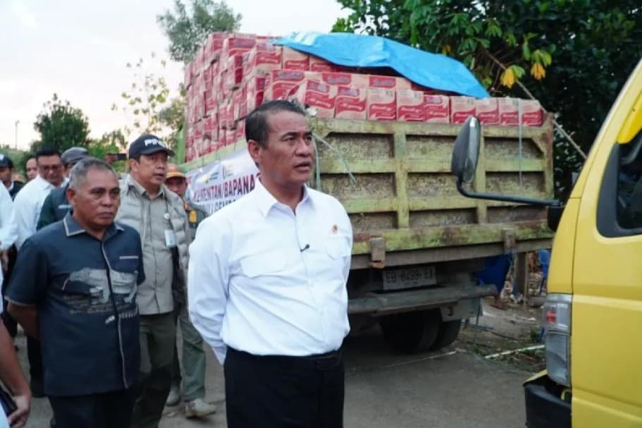 Mentan Amran Percepat Bantuan Pangan Korban Gempa NTT, Administrasi Diselesaikan Belakangan