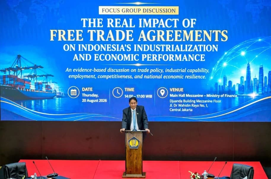 Purbaya Evaluasi Dampak FTA, Kemenkeu Bidik Pertumbuhan Ekonomi 6 Persen Akhir 2026