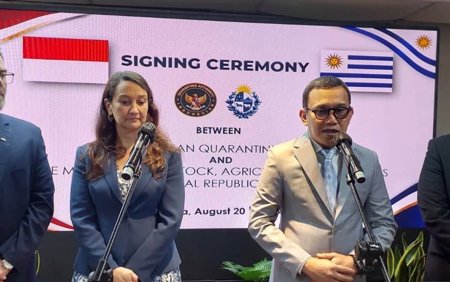 Barantin Gandeng Uruguay, Buka Jalan Ekspor Komoditas Indonesia ke Pasar Amerika Latin