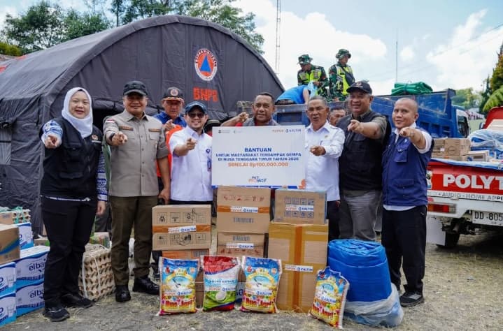 Pupuk Kaltim Salurkan Bantuan Rp100 Juta untuk Korban Gempa NTT