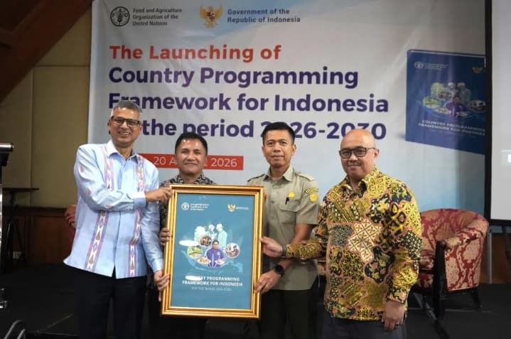 Indonesia dan FAO Meluncurkan Kerangka Pangan Berkelanjutan 2026-2030 untuk Perkuat Ketahanan Pangan