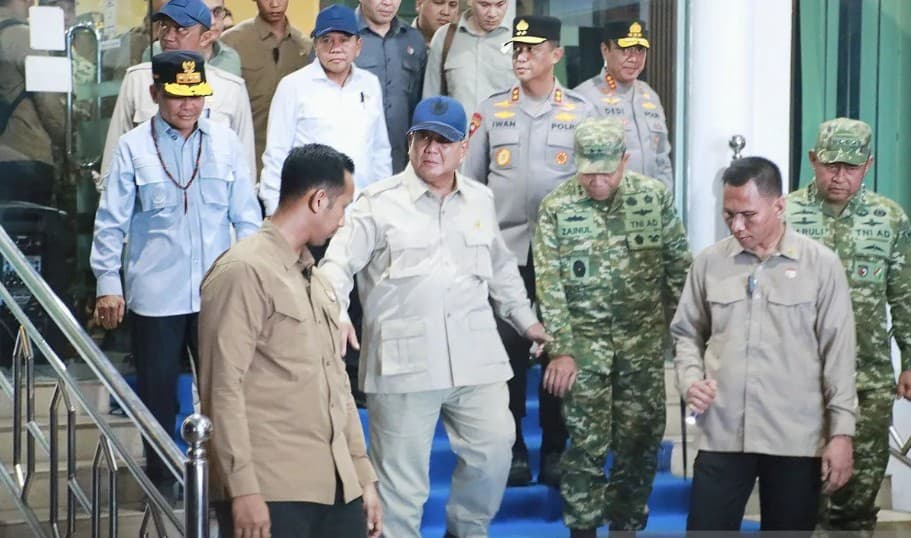 Prabowo Perkuat Penanganan Karhutla di Kalteng, Pemerintah Siapkan 1.000 Sumur Bor
