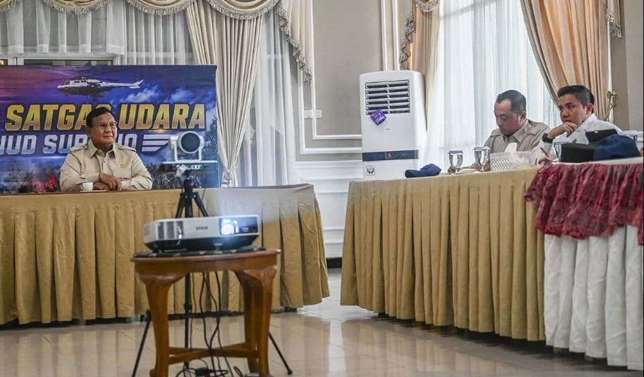 Prabowo Tambah 1.500 Personel TNI dan Enam Helikopter untuk Tangani Karhutla Kalimantan Barat
