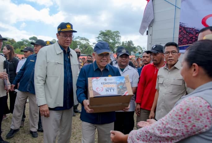 Menkeu Purbaya Pastikan Anggaran Bencana Diprioritaskan, Kemenkeu Salurkan Bantuan Rp565,2 Juta untuk NTT