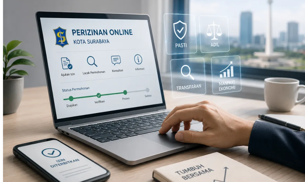 Surabaya Digitalisasi Perizinan, 1.428 Layanan Terintegrasi untuk Permudah Pelaku Usaha