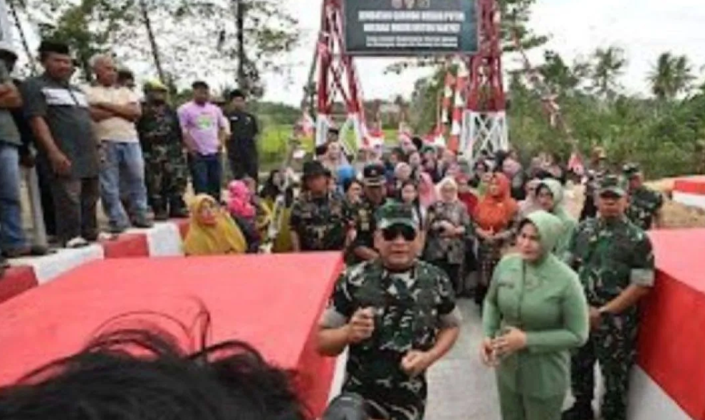 Kodam XIV/Hasanuddin Bangun 133 Jembatan Perintis Garuda untuk Perluas Akses Masyarakat