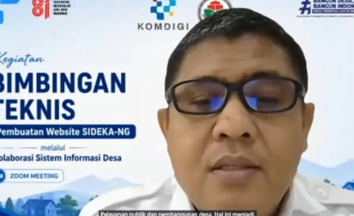 Kemendes Dorong Sideka-NG Bantu Desa Sampaikan Potensi dan Kebutuhan Pembangunan