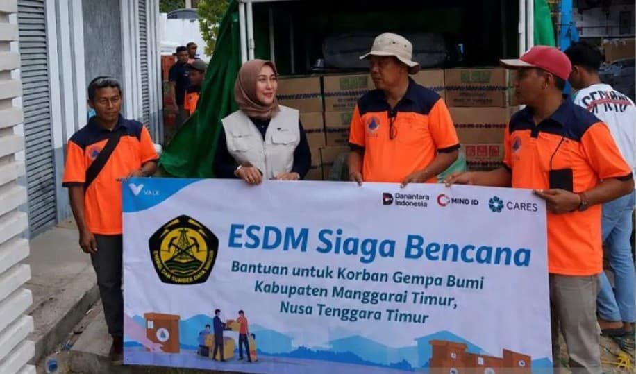 PT Vale Salurkan Bantuan Kemanusiaan untuk Penyintas Gempa Magnitudo 7,7 di NTT