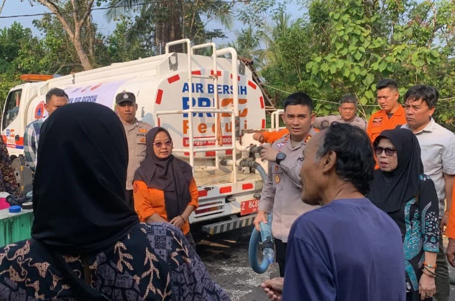 BPBD Ciamis Salurkan 395 Ribu Liter Air Bersih, Kekeringan Berdampak pada 11.302 Jiwa