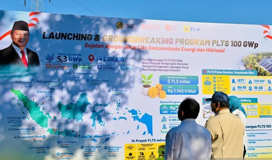 Prabowo Tantang Tim Energi Tuntaskan PLTS 100 GWp dalam Dua Tahun, Bintang Penghargaan Menanti
