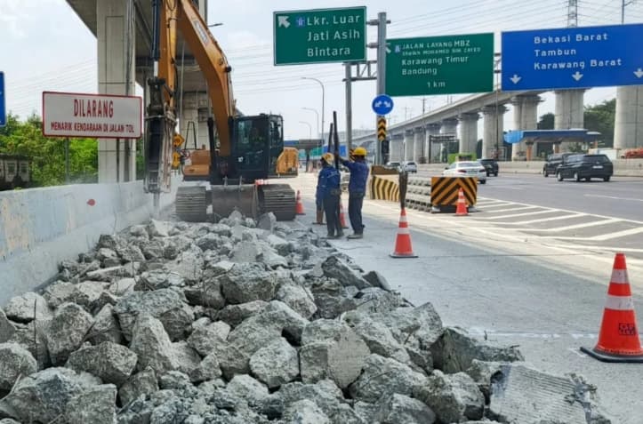 Jasa Marga Memelihara Sejumlah Ruas Tol Jabotabek, Pengguna Diminta Waspadai Penutupan Lajur