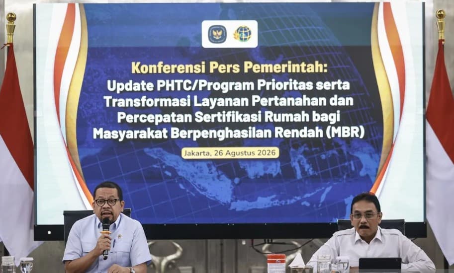Pemerintah Targetkan 11 Juta Bidang Tanah MBR Bersertifikat Gratis hingga 2029