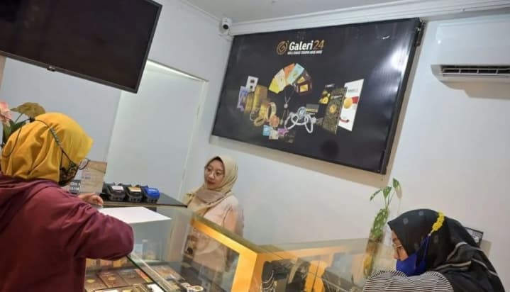 Harga Emas Galeri24, Antam, dan UBS di Pegadaian Kompak Turun pada Kamis