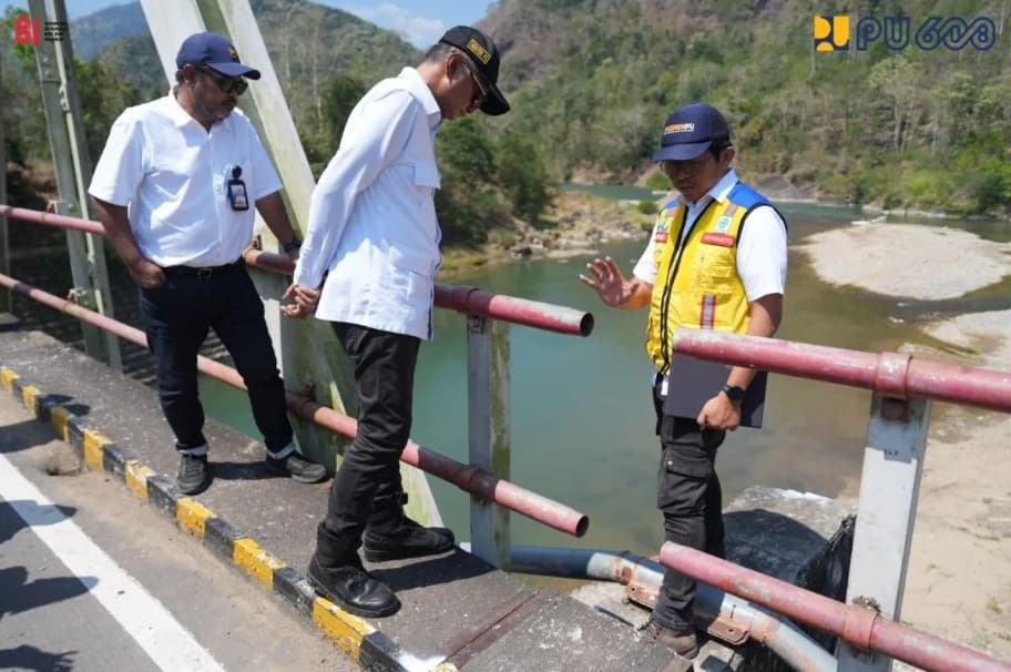 Menteri PU Percepat Pemulihan Dua Jembatan Vital di Flores agar Lebih Tahan Gempa