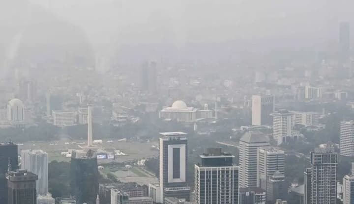 Kualitas Udara Jakarta Memburuk, Ibu Kota Masuk Delapan Besar Kota dengan Udara Terburuk Dunia