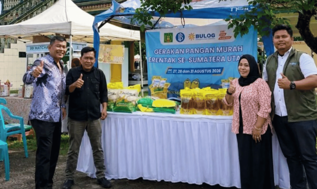Bulog Sumut Salurkan 165 Ton Beras SPHP untuk Menjaga Stabilitas Harga Pangan