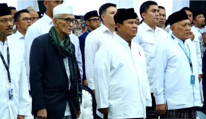 Presiden Prabowo Menghadiri Penutupan Muktamar Ke-35 NU di Jombang