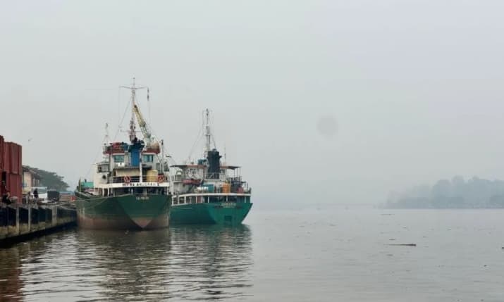 Asap Karhutla Menekan Jarak Pandang di Kaltara hingga Hanya 500 Meter