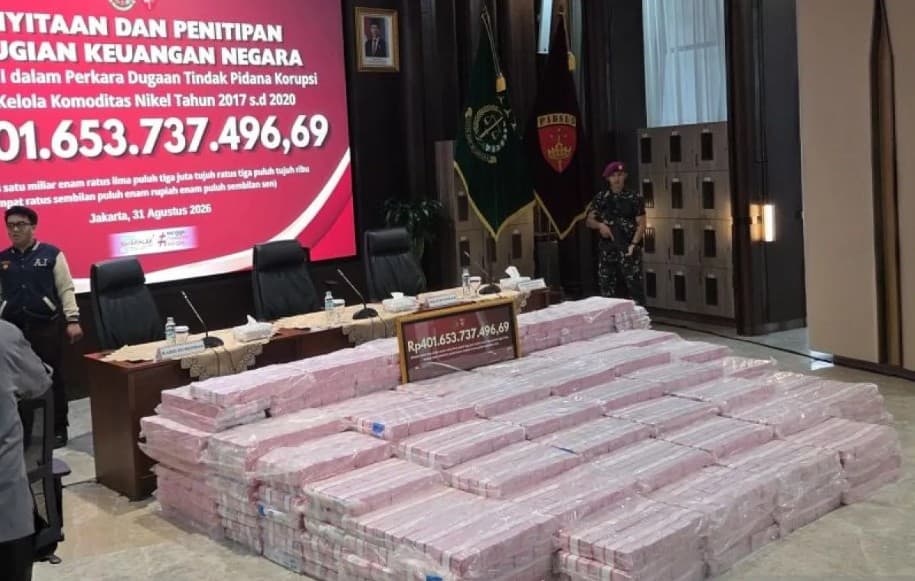 Kejagung Sita Rp401 Miliar dari PT CNI dalam Penyidikan Dugaan Korupsi Tata Kelola Nikel