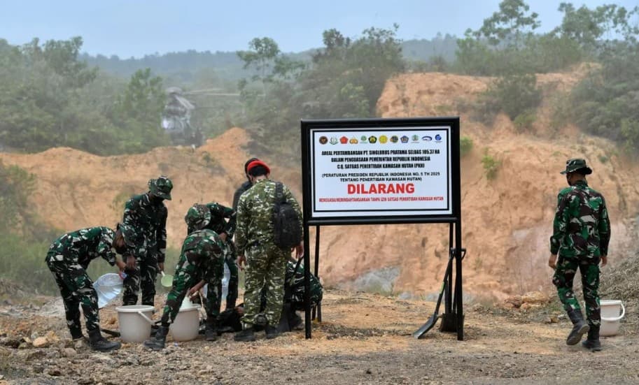 Satgas PKH Kuasai Kembali 111,71 Hektare Hutan di Kutai Kartanegara, PT Singlurus Terancam Denda Rp147,31 Miliar